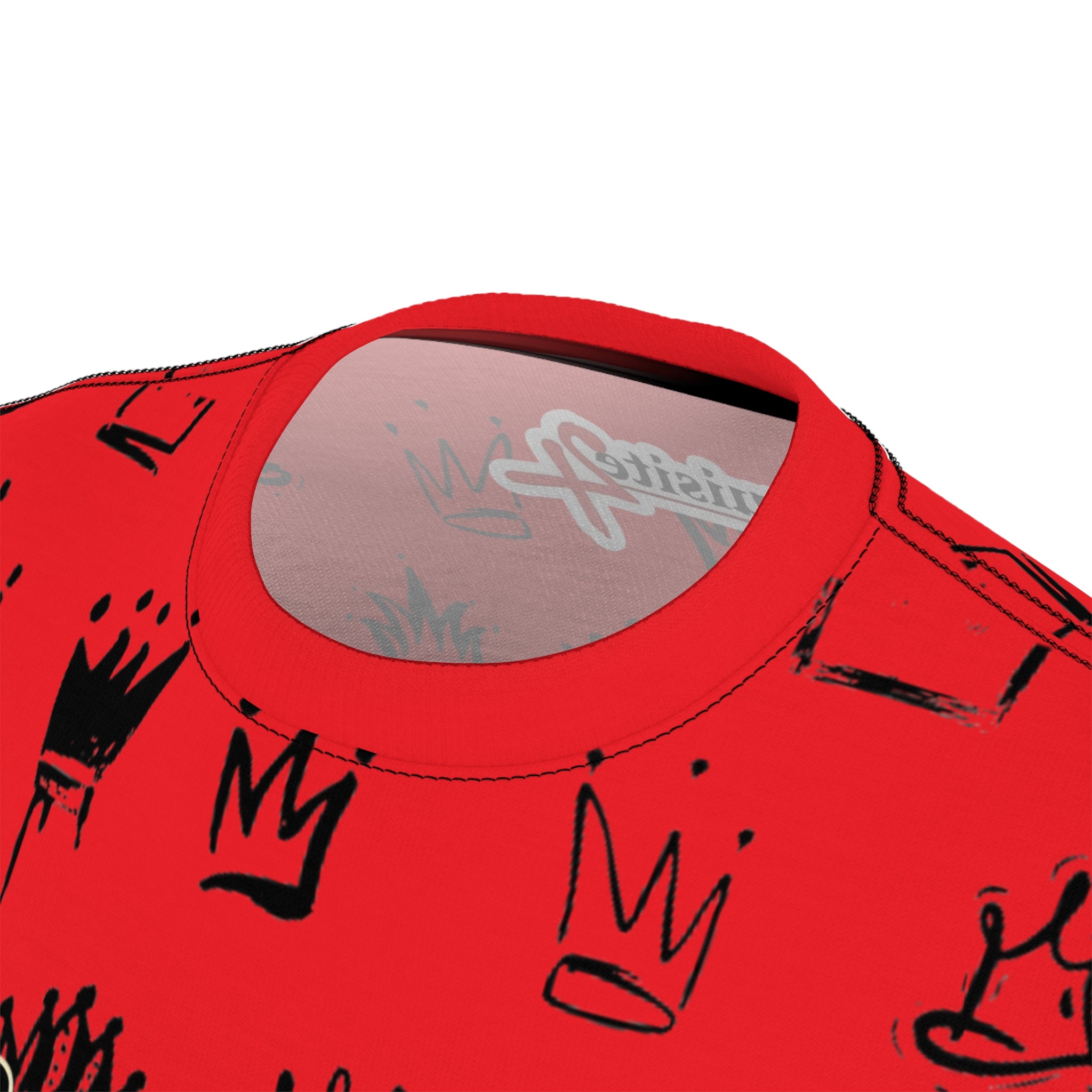 Exquisite 24 Red Crown All-Over Print Tee