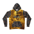 Exquisite 24 Bear Graphic Hoodie — Gold Smoke All-Over Print Athletic Hoodie