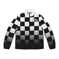 Checkerboard Gradient Puffer Jacket