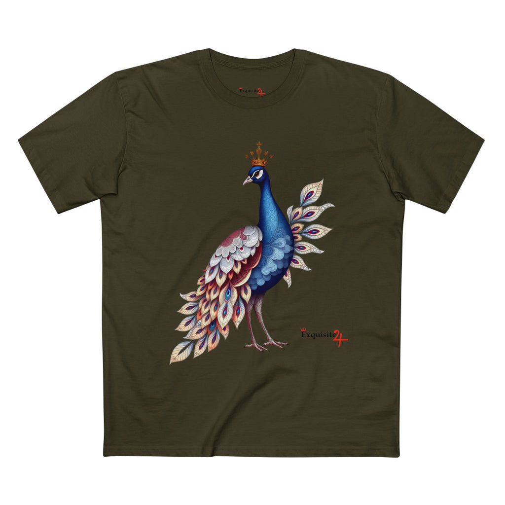 Watercolor Peacock Graphic Tee