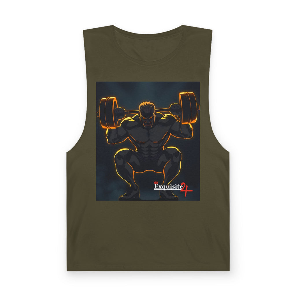 'Champions Are Made in the Gym' Weightlifting Graphic Tank