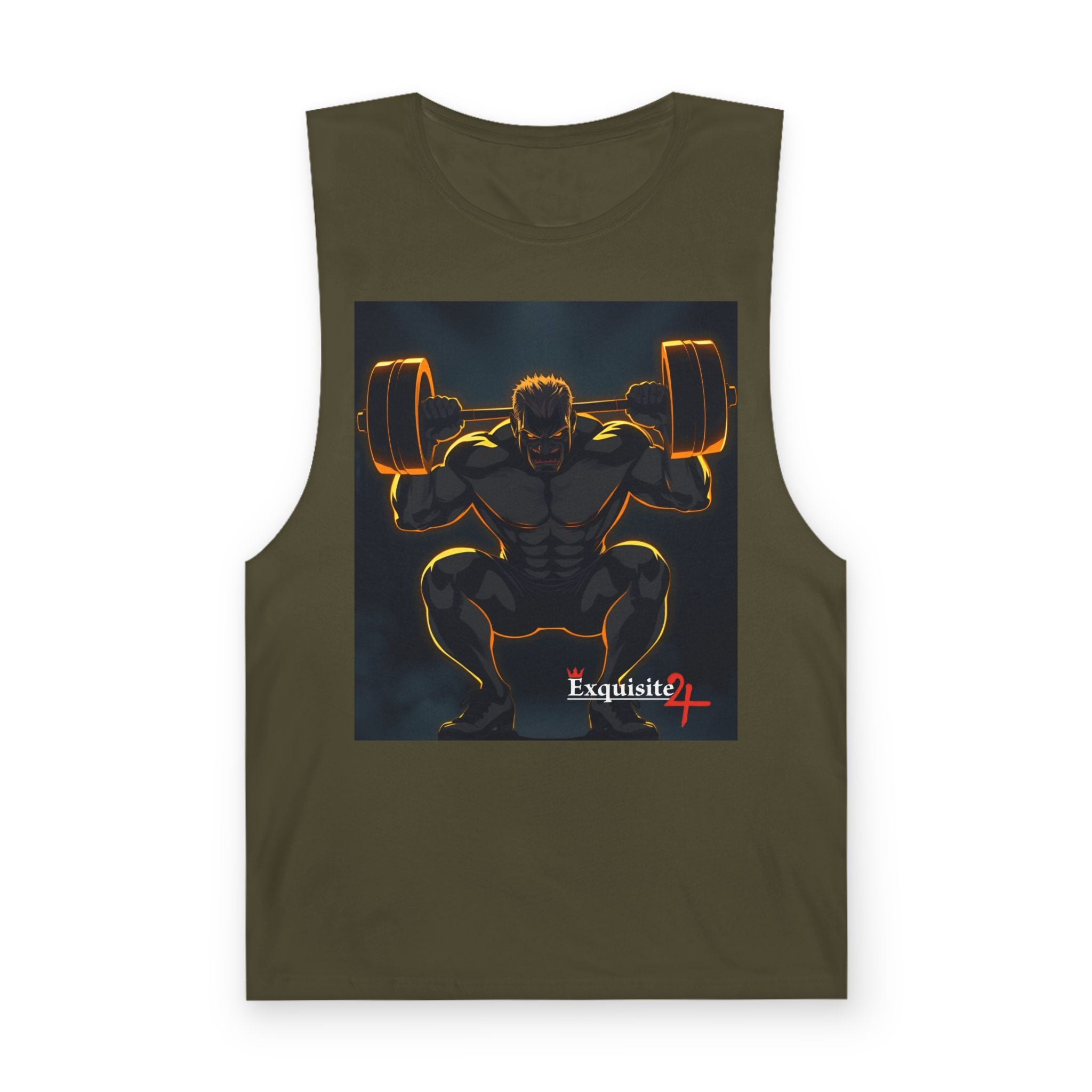 'Champions Are Made in the Gym' Weightlifting Graphic Tank