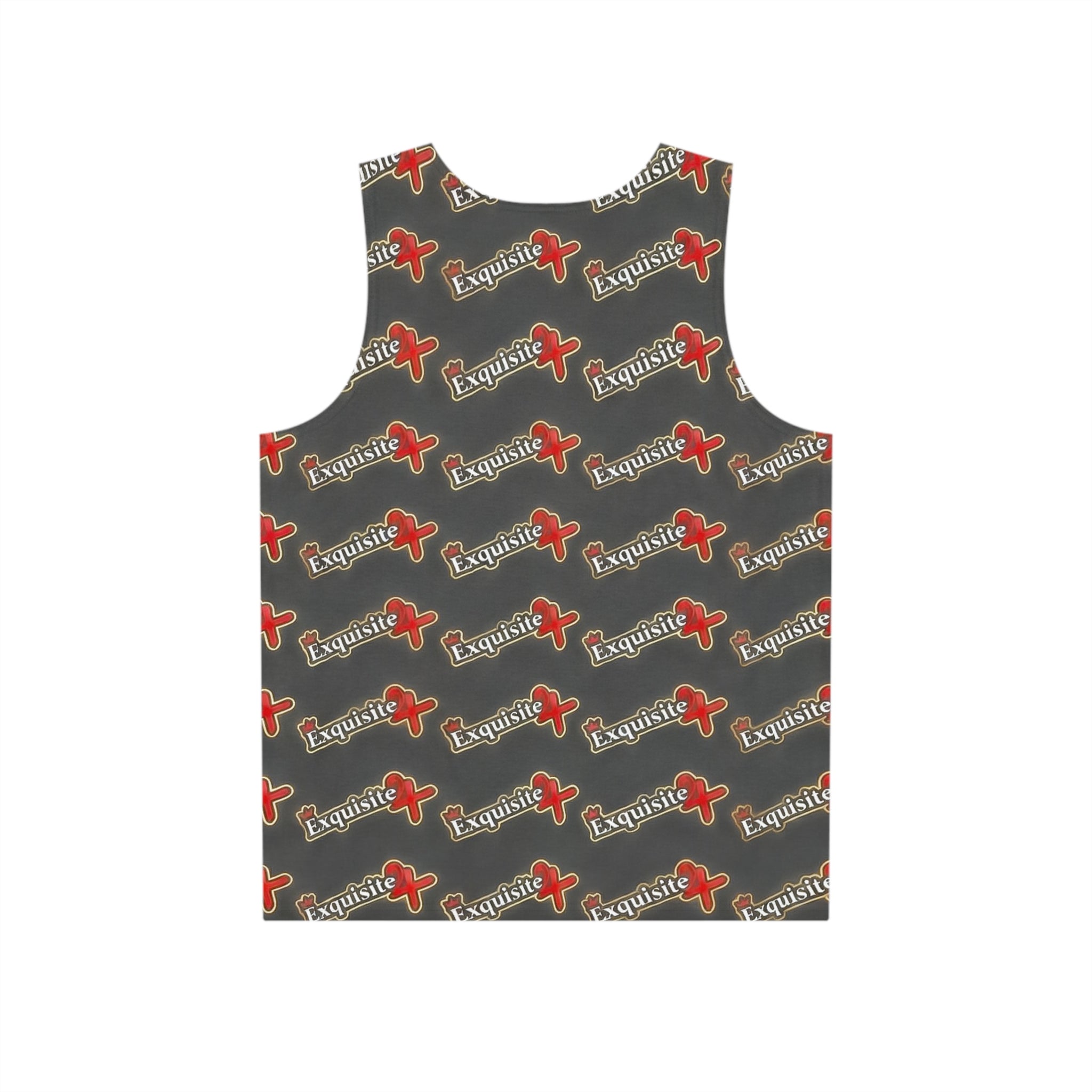 Tank Top — Gray All-Over Exquisite 24 Logo Print