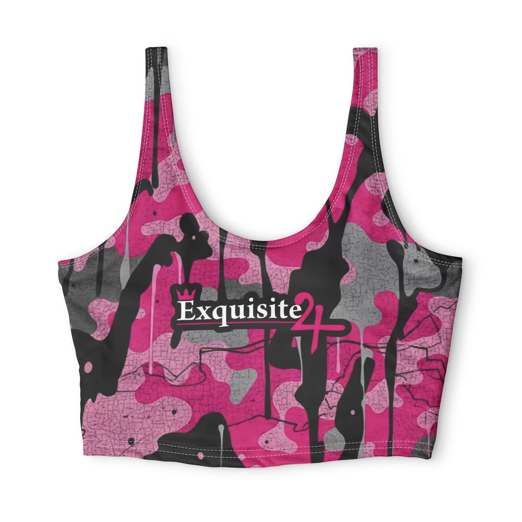 Pink Camo 'Exquisite 24' Sports Bra
