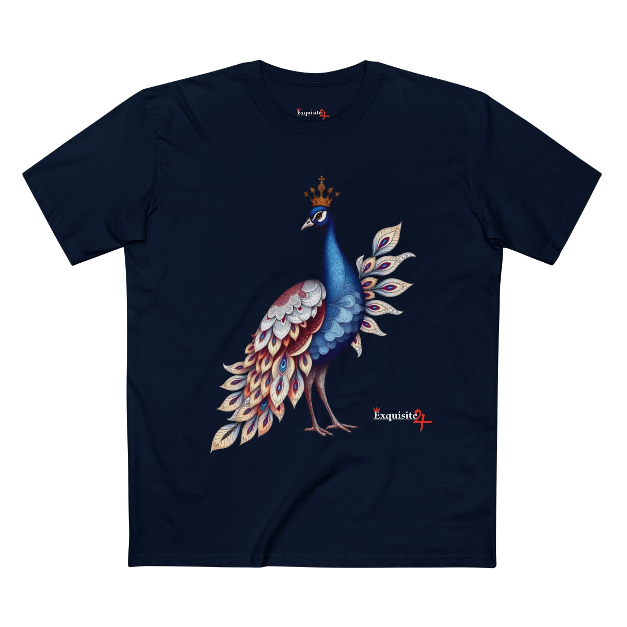 Watercolor Peacock Graphic Tee