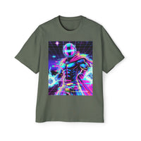 Graphic Tee — Retro Cyberhero Oversized Tee