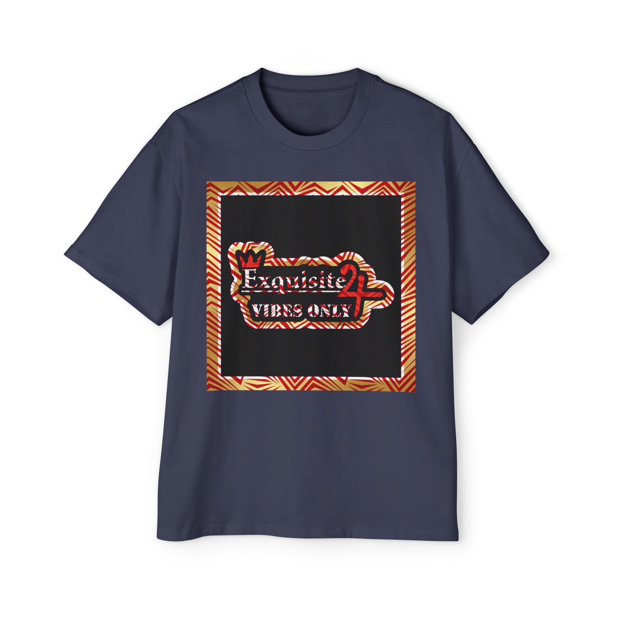 Exquisite 24 Vibes Only Patterned Frame Tee