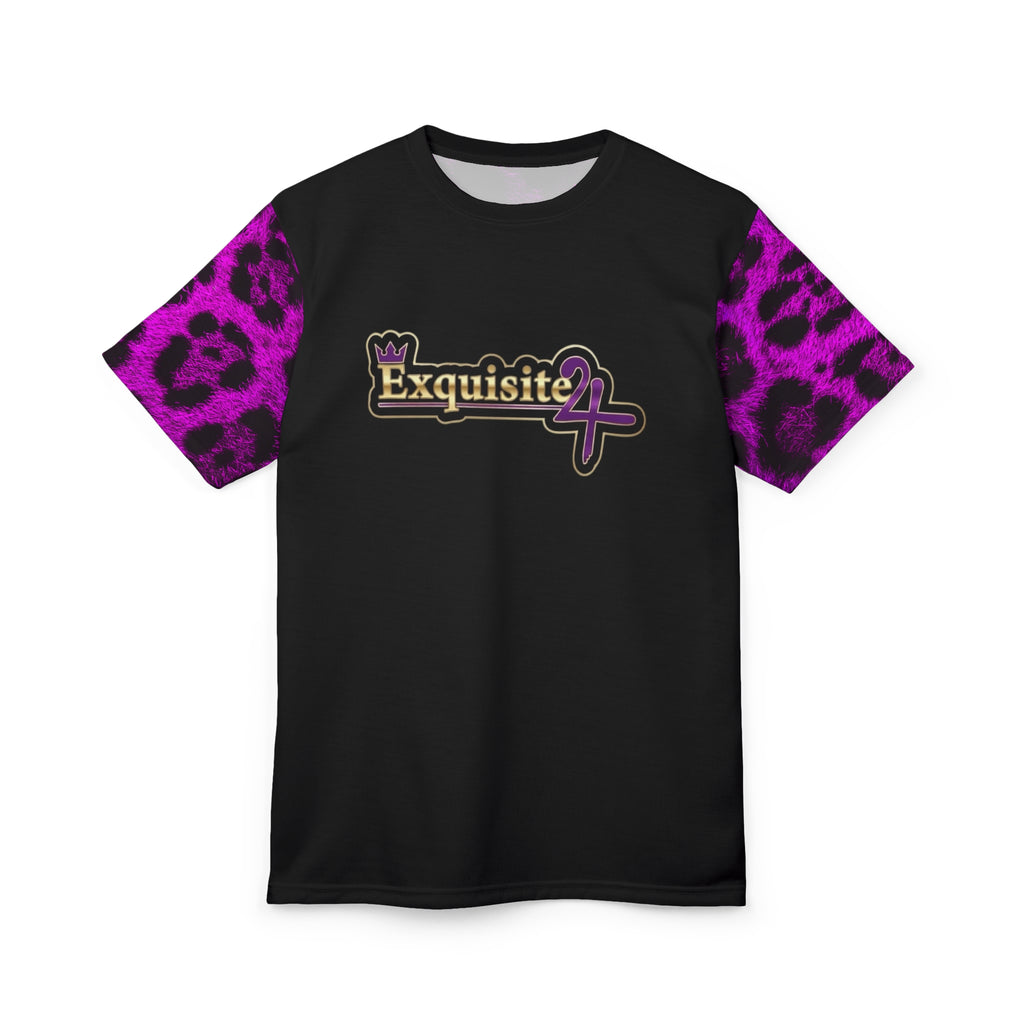Purple Leopard Exquisite 24 Sleeve Tee