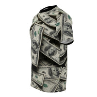 All-Over Money Print Tee — Cash Pattern Graphic Shirt