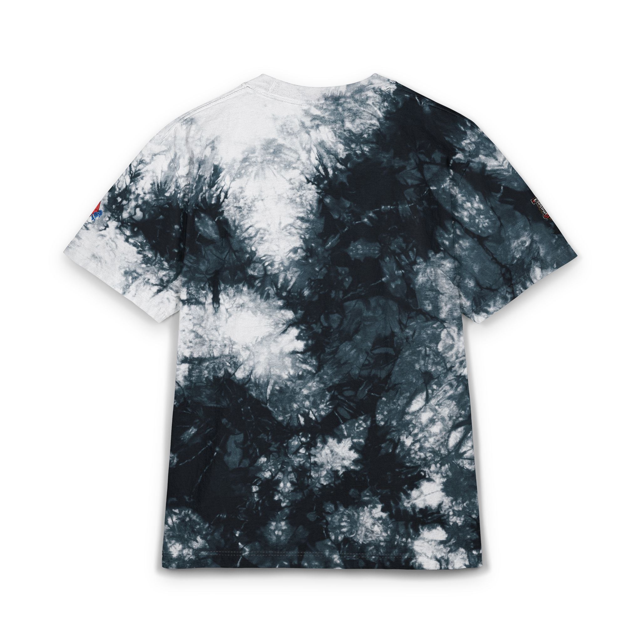 Tie-Dye Spiral 'Royal Within' Embroidered T-Shirt