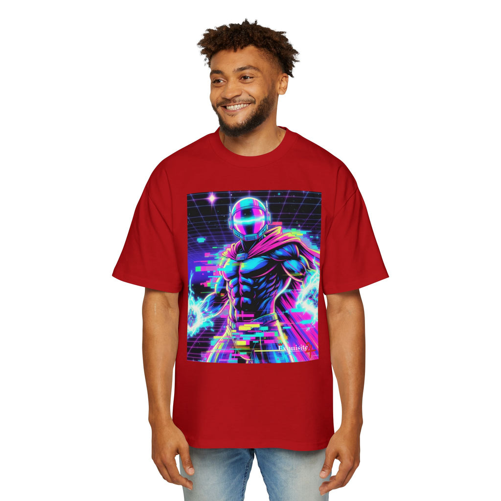 Graphic Tee — Retro Cyberhero Oversized Tee