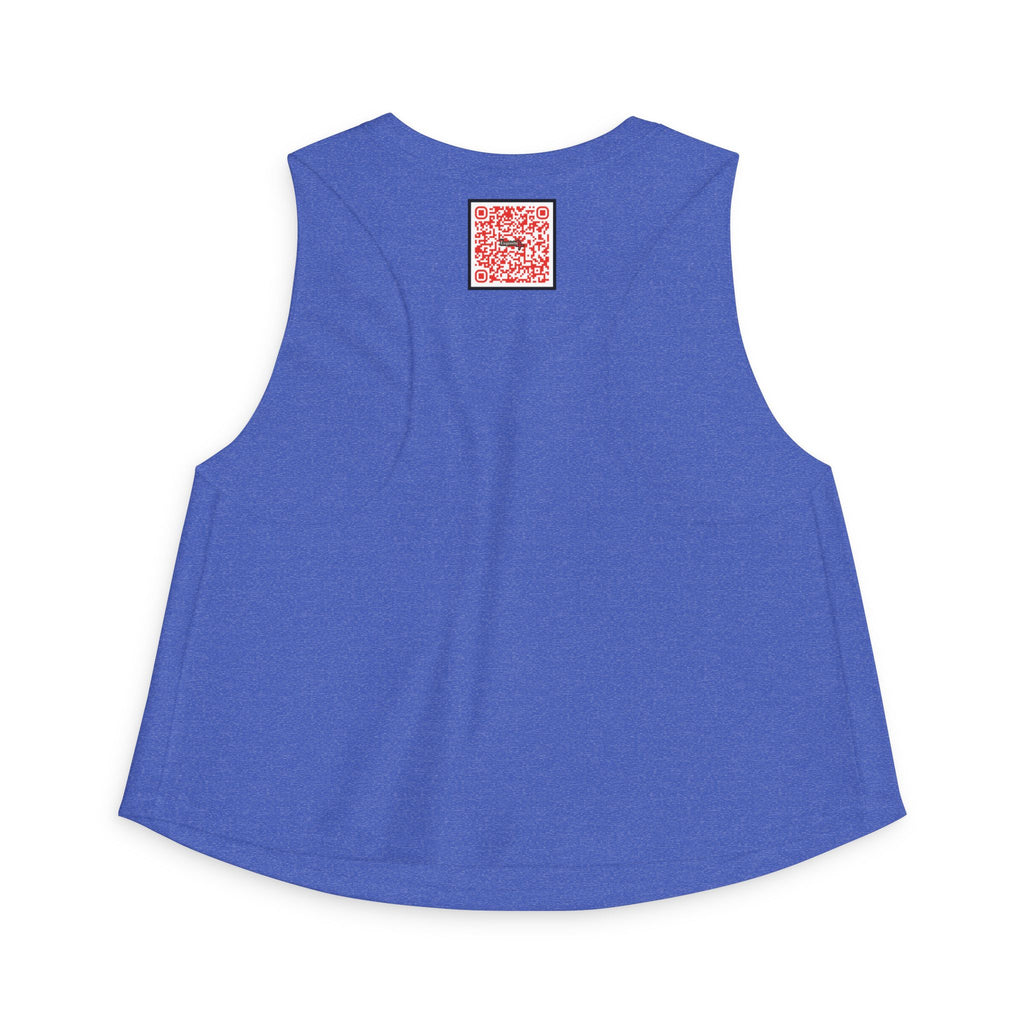 Exquisite 24 Crown Crop Top — Feminine Graphic Muscle Tank