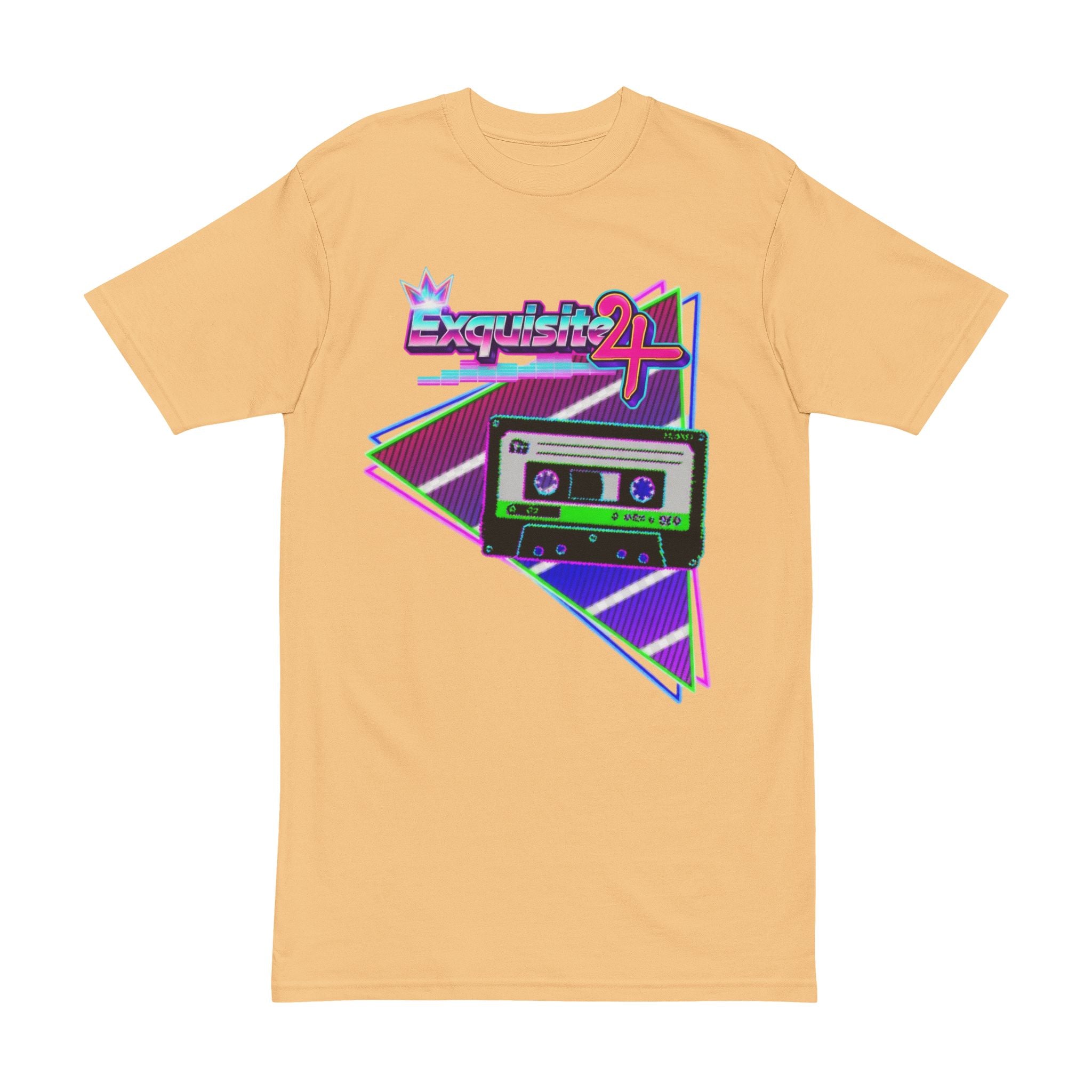 Retro Cassette 'Exquisite 24' Vaporwave 80s Music Graphic Tee