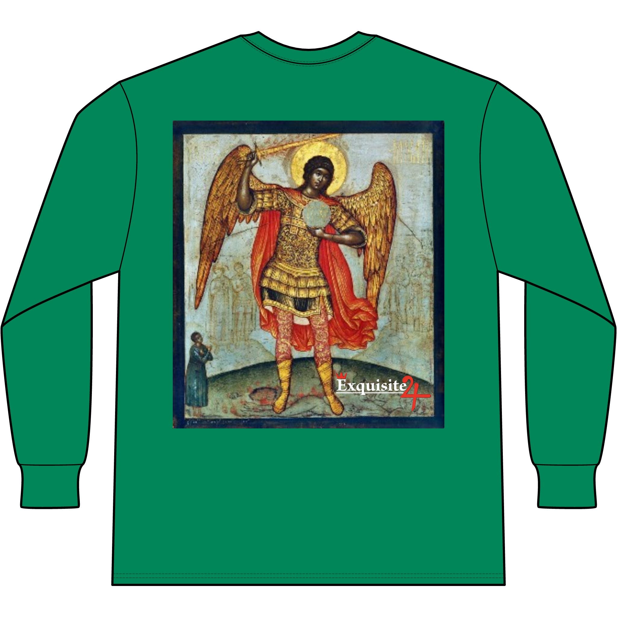 Heavenly Guardian Vintage Long Sleeve Tee