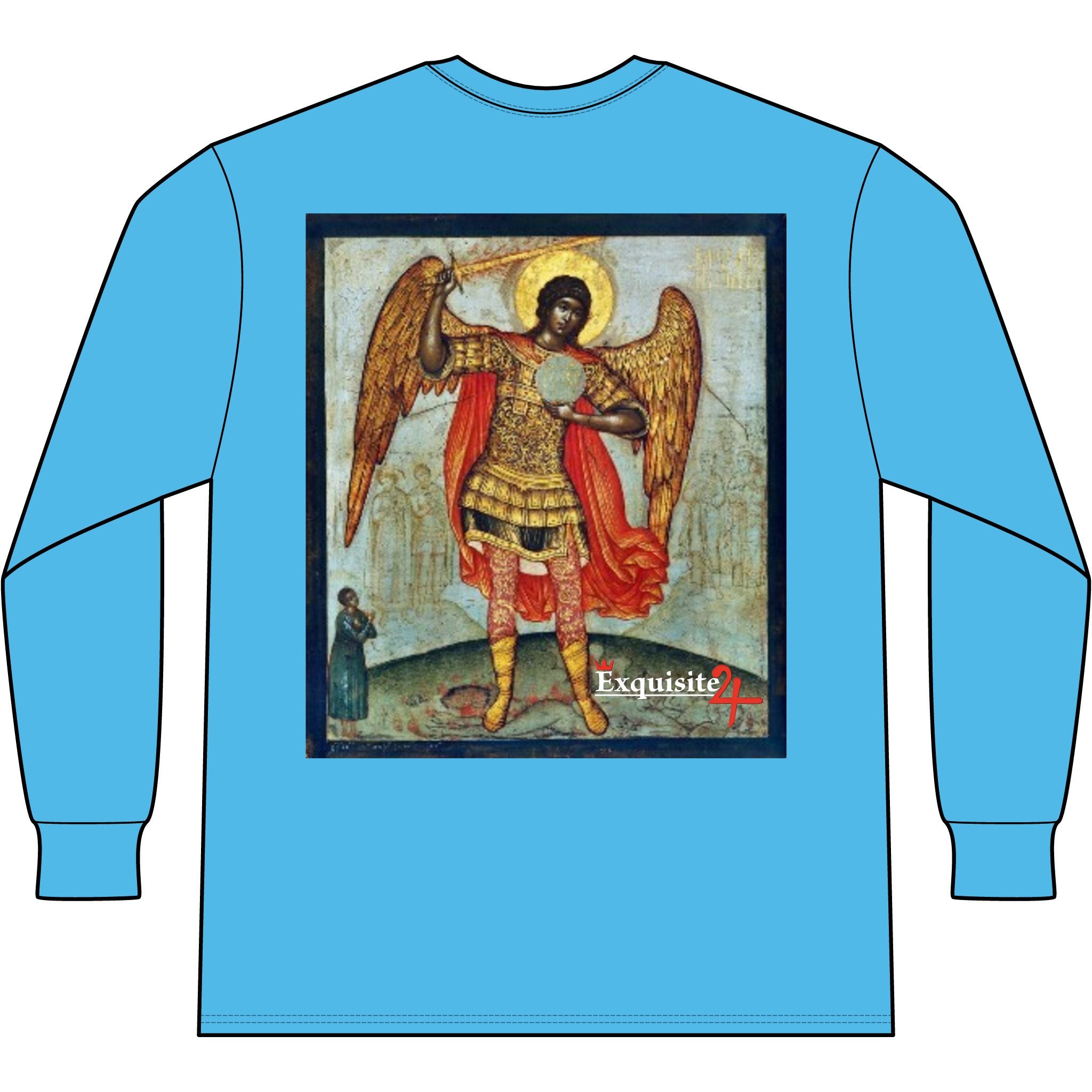 Heavenly Guardian Vintage Long Sleeve Tee