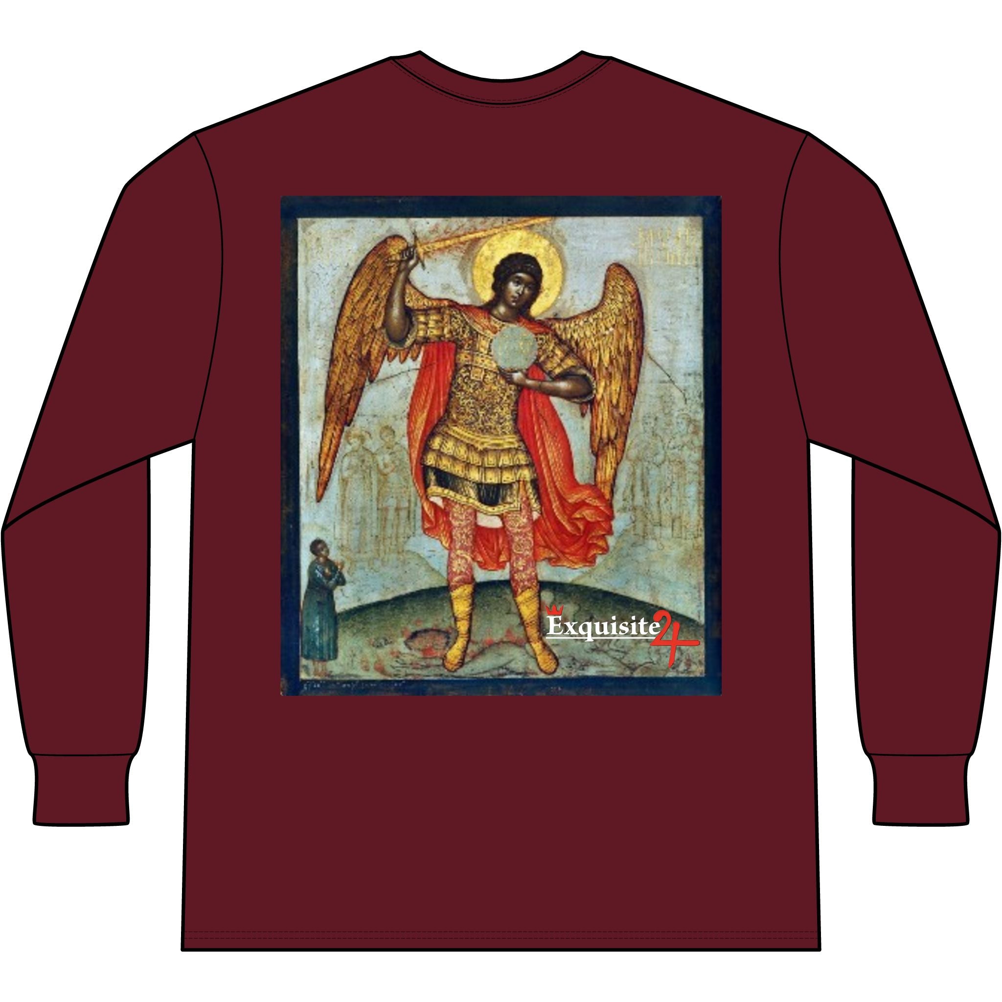 Heavenly Guardian Vintage Long Sleeve Tee