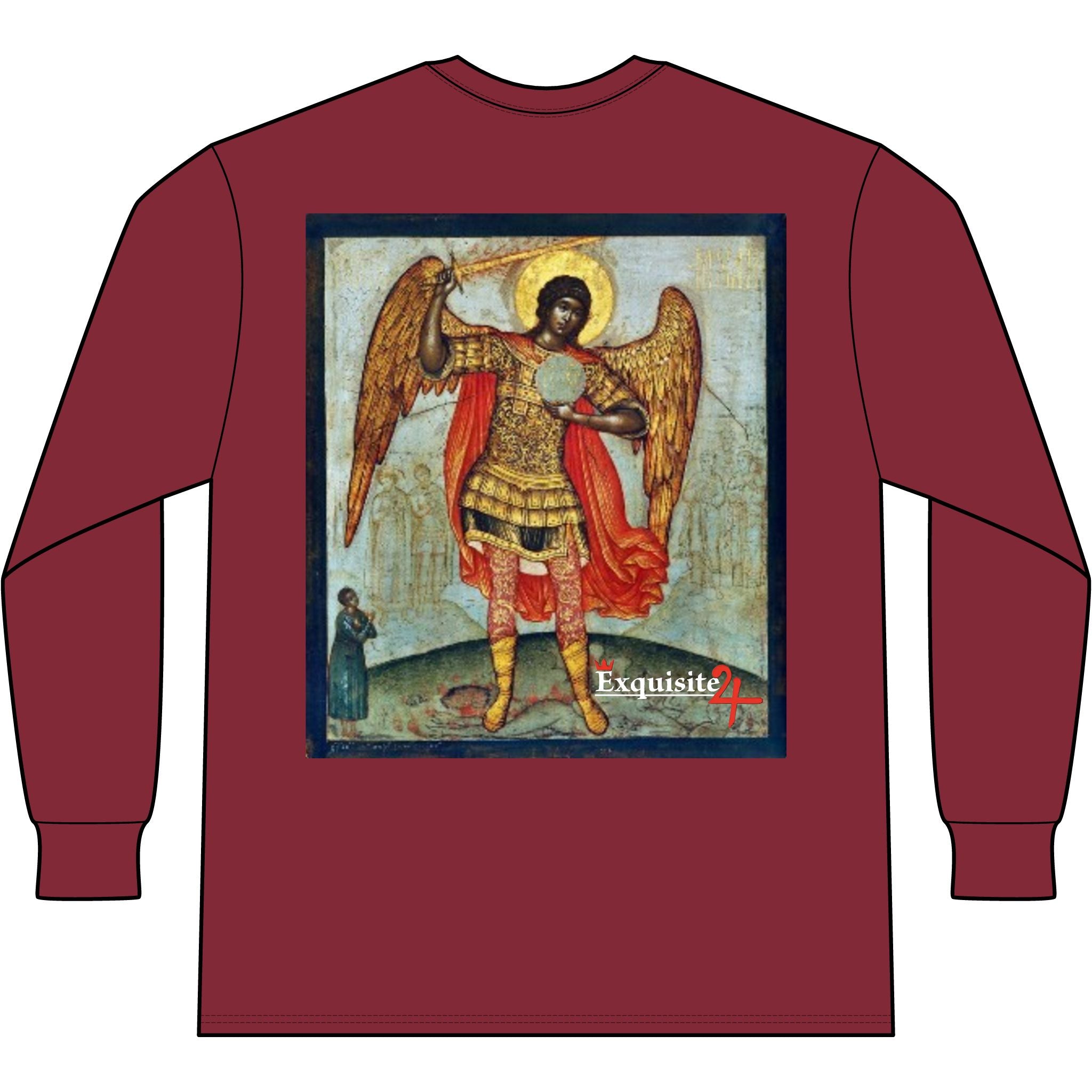 Heavenly Guardian Vintage Long Sleeve Tee