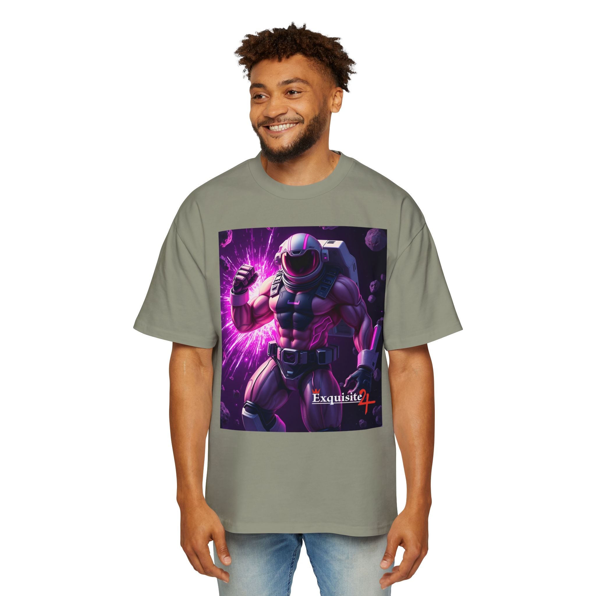 Astro Warrior Graphic Tee — Purple Space Ninja Gaming T-Shirt