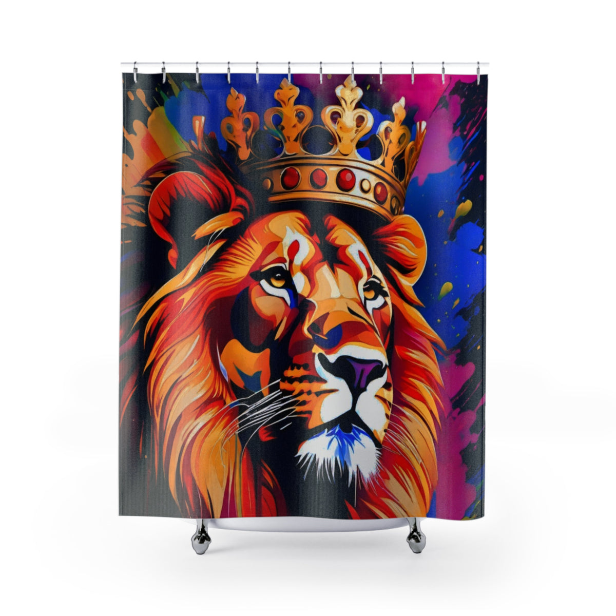 Regal Lion Shower Curtain