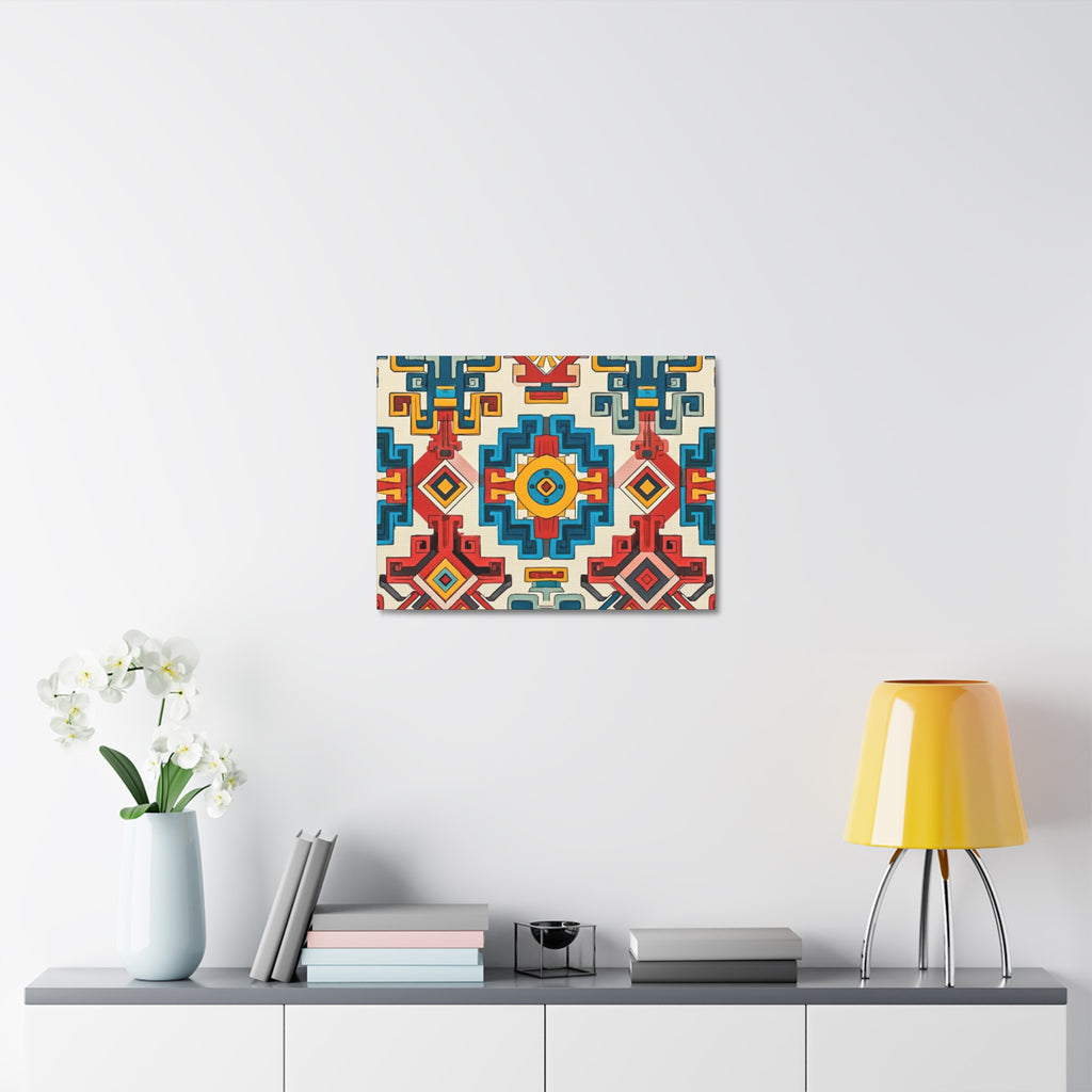 Southwestern Geometric Canvas Print