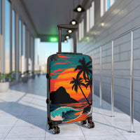 Tropical Beach Sunset Suitcase