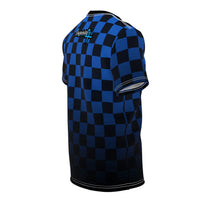 Blue Checkered 'Exquisite 24' Graphic Tee