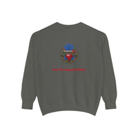 Exquisite 'Feel The Royalty Within' Sweatshirt — Crown Emblem Garment-Dyed Crewneck