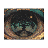 Mystic Eye Tree of Life Stretched Canvas