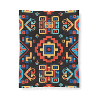 Bohemian Aztec Cotton Comforter – Colorful Geometric Quilt for Bedroom