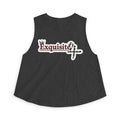 Exquisite 24 Crown Crop Top — Feminine Graphic Muscle Tank