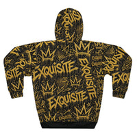 Exquisite Crown Gold Graffiti Hoodie