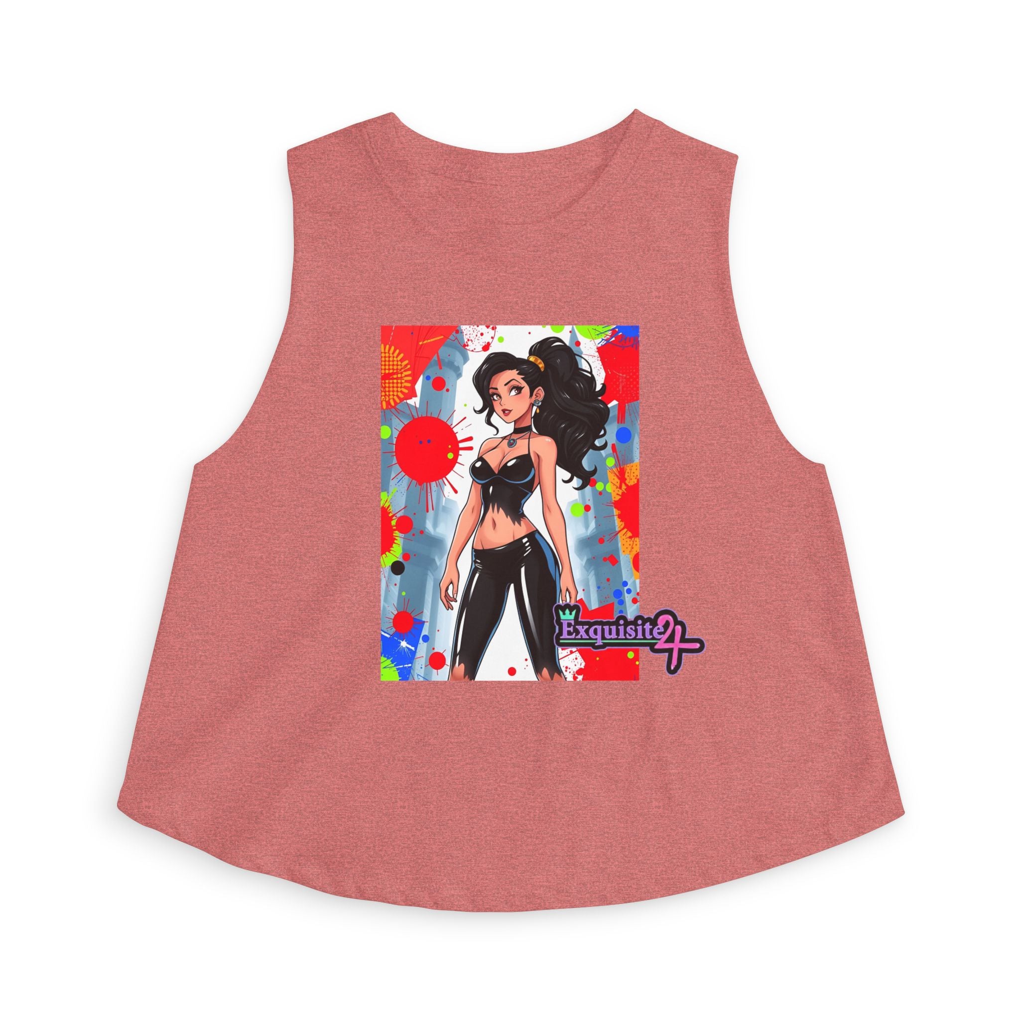 Anime Streetwear Crop Top — Bold Pop Art Girl Graphic