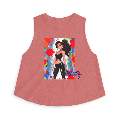 Anime Streetwear Crop Top — Bold Pop Art Girl Graphic